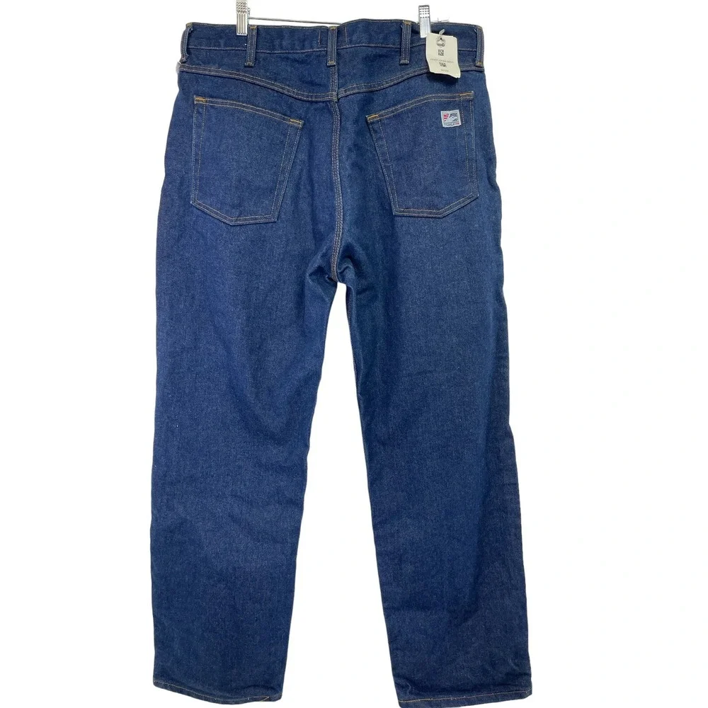 Tyndale FR Jeans Mens 36x31 Blue Fire Resistant Denim Blue ‎ Jeans (GG5) NWTs